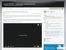 Tablet Screenshot of devriesblog.com